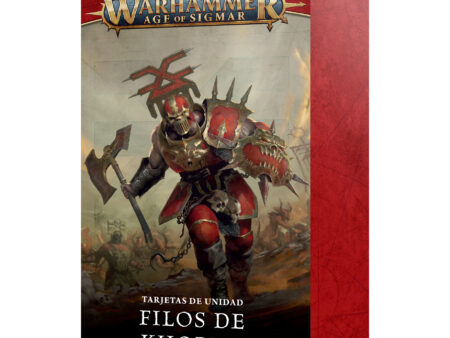TARJETAS DE  UNIDAD: FILOS DE KHORNE (ESP