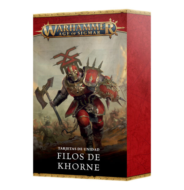 TARJETAS DE  UNIDAD: FILOS DE KHORNE (ESP